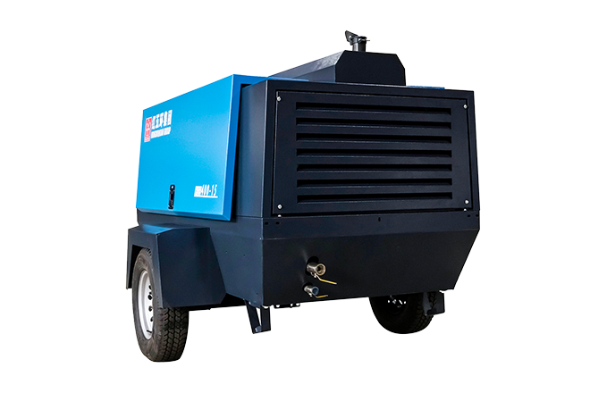 Portable screw air compressor